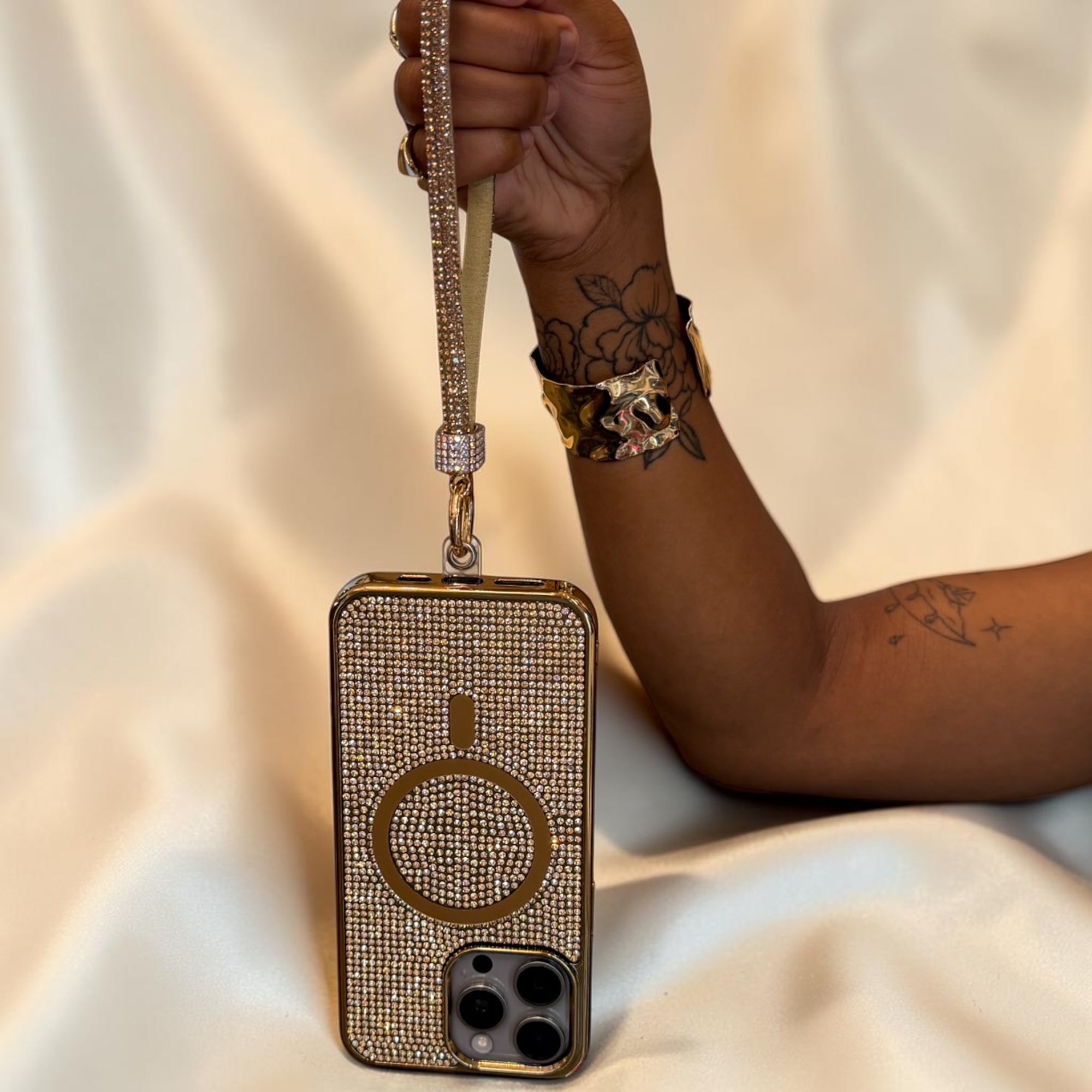 Diamond Wristlet Strap