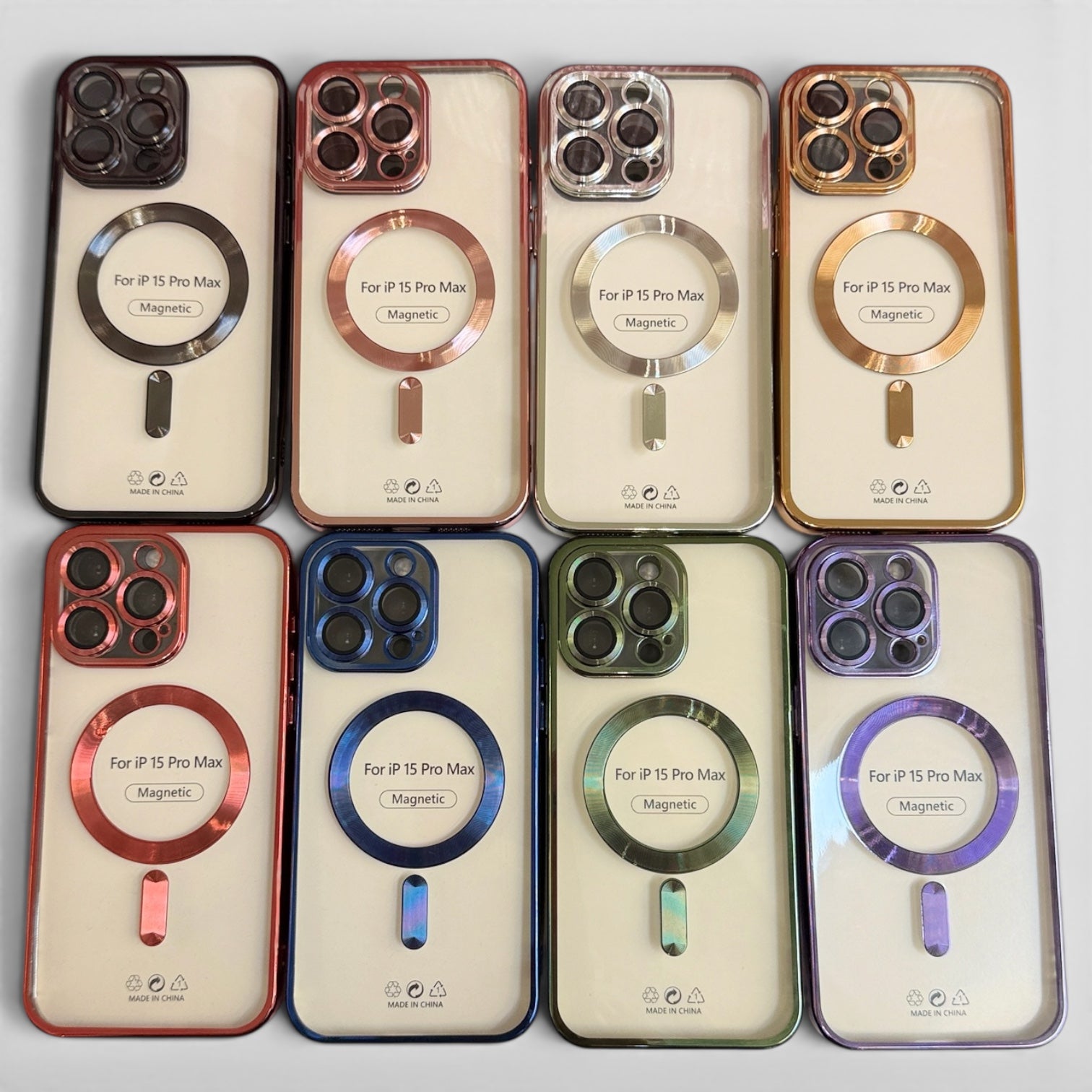 iPhone 15 Series Chrome Clear Case
