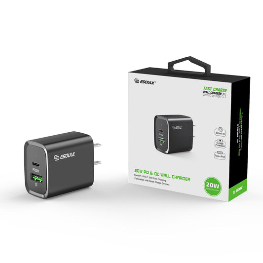 20W PD&QC Fast Wall Charger